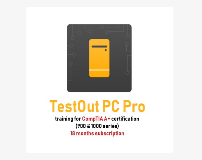 Testout pc pro exam answers