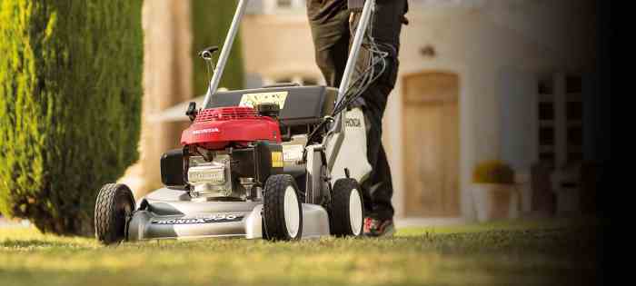 A rotary mower blade cuts by violently impacting the grass